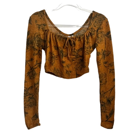 Urban Outfitters Mustard Floral Pajama Set - Picture 3 of 10